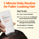 Growturn Hair Brush Serum Designed for Aging Scalps l Clinically Proven for Visibly Fuller Hair & Healthy Scalp